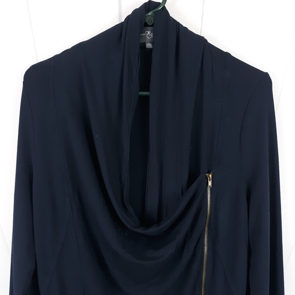 Market & Spruce Alan French Terry Zip Cardigan XL - Picture 3 of 10